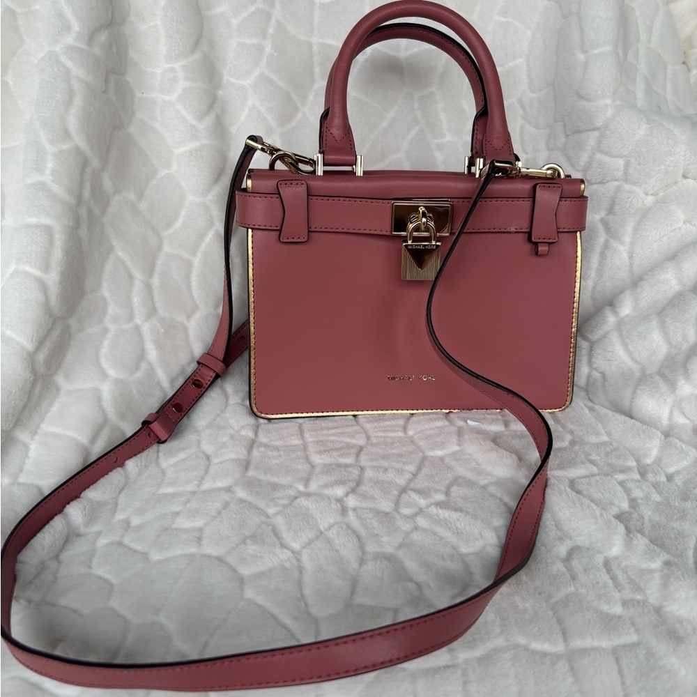 Michael Kors Tatiana Mini Leather Satchel